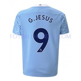 Herre Fotballdrakter Manchester City Gabriel Jesus 9 Hjemme 2020-21 Kortermet